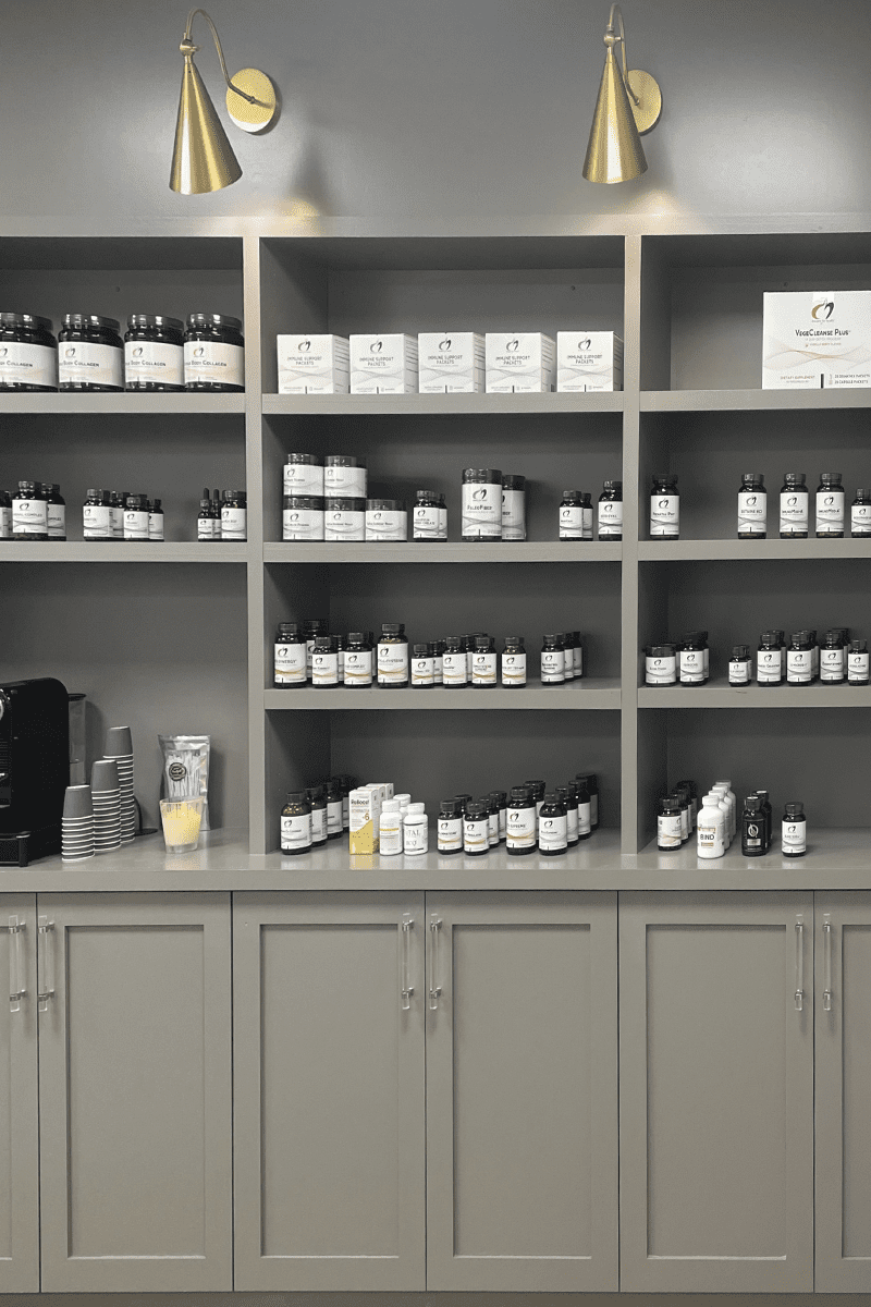 Supplements Shelf